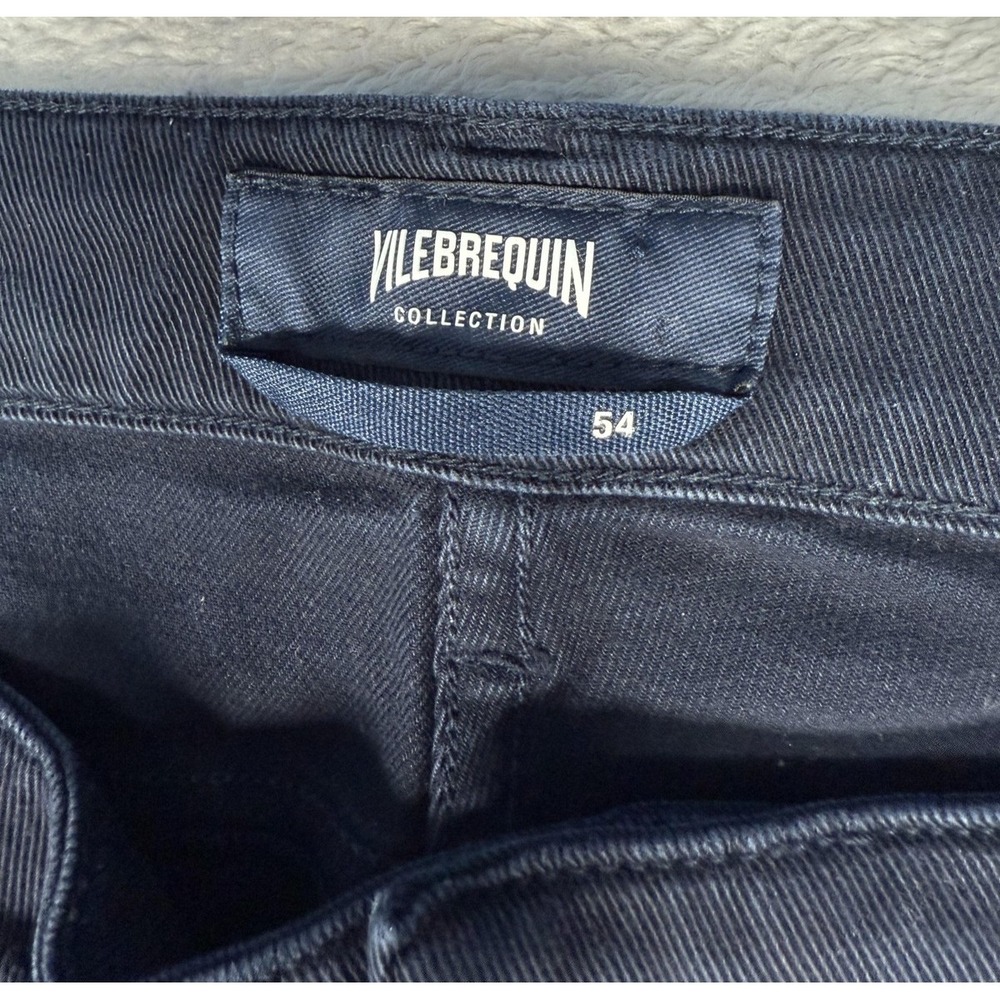 Vilebrequin Jeans Mens 37x32 Navy Blue Slim Fit Stretch Denim Pants - Picture 2 of 16
